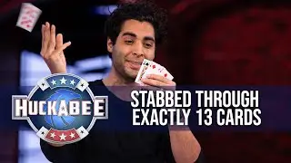 He STABBED Through EXACTLY 13 CARDS! Zak Mirz Gets Mike In On The Magic | Jukebox | Huckabee