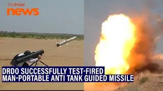 DRDO successfully test-fired the Made-in-India Man-Portable Anti Tank Guided Missile (MP-ATGM)
