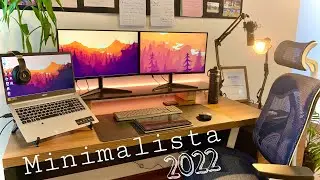 Meu Setup - Home Office | Minimalista + LED + Custo Beneficio