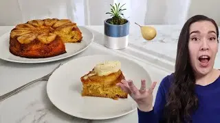 How To Make Cardamom Spiced Upside Down Pear Cake