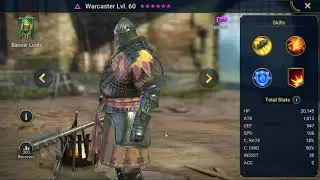 Raid Shadow Legends Hero Showcase Warcaster lv 60