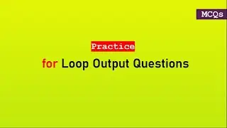 for() Loop Output Questions MCQs Practice in Java
