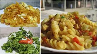 Bengali Style Top 3 Pasta | Pasta Bengali Style Recipe | Palong Pasta | Chicken Pasta | Egg Pasta