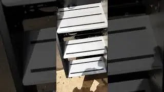 Installed a Lippert Solid step with a door gas strut.