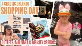 Walt Disney World Family Vlog ✨ DAY EIGHT | The most CHAOTIC shopping day. Seriously, CHAOS 🛍️🫠✨