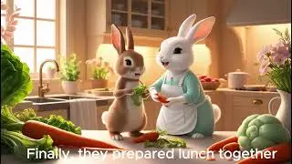 (儿童睡前故事 Bedtime Story) Little White Rabbit's Chore Adventure