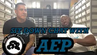 Sit-Down Chat with Miguel of Always Evolving Pythons | High Desert Pythons