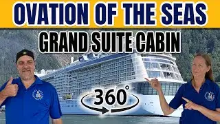 Ovation of the Seas Grand Suite Cabin 360&deg; Tour | Tall Man's Cruise Adventures