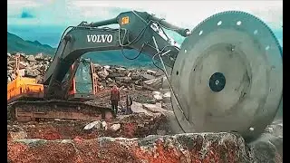 Ahh! 😮 THAT HUGE ROCK SAW ACTUALLY EXIST | YI CHEN