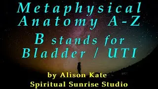 Metaphysical Anatomy A-Z: B stands for Bladder / UTI Symptoms