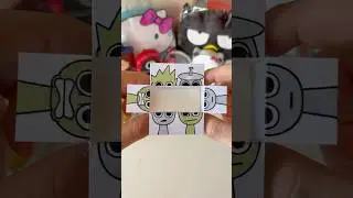 🌈SPRUNKI emojis! #diy #craft #sprunki #papercraft #cute #art #paper #handmade #crafts #fyp #shorts