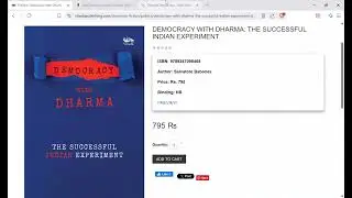 Dharma with Democracy | the Indian edition of my Dharma Democracy book is available now at ₹ 715