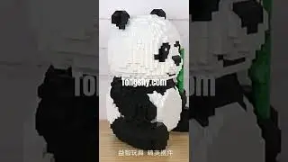 Creative DIY Assemable Animal Cute Panda Mini Diamond Building Blocks Educational Boy Toys #toys