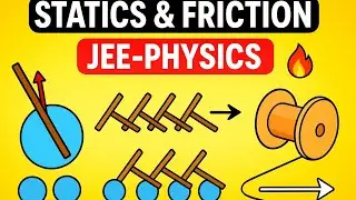 🎯 🧲 Static Equilibrium Secrets! | 🧮 JEE & NEET Physics 🔥 | Friction, Normal Force & Rolling 🔧📘🚀📘