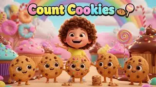 Counting Cookies in Candyland 🍪🍭 | Fun Numbers Song for Kids | Giggle Box Rhymes