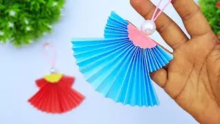 DIY Christmas Angels from Origami Paper In July | How to Make a Paper Angel for Christmas Decor