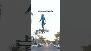 Flying Car On Road with SkySurfer Aircraft Drone Flight Vehicle 🚁 #shorts
