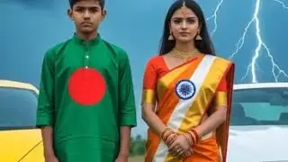 India girls vs Bangladesh Boys । BMW Vs lamborghini funny #shorts #ai Robot Challenge