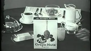 Vintage - Post Grape Nuts Commercial