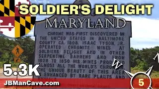 SOLDIER'S DELIGHT Relaxing Forest Hike Trail Maryland USA  JBManCave.com