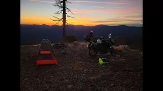 Riding a Versys 650 up Hull Mountain in Mendocino National Forest