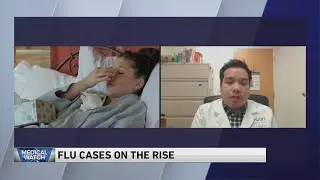 Flu cases on the rise