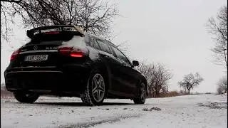 Mercedes-AMG GLA 45 4Matic snow testing PURE SOUND