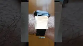 Часы Casio F-105. Рецепт прост. F-91W + новая подсветка. Восхищаюсь гениальность Casio!