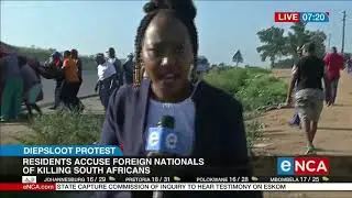 Diepsloot residents protest against foreign nationals