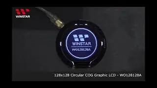Winstar Round LCD Display - WO128128A