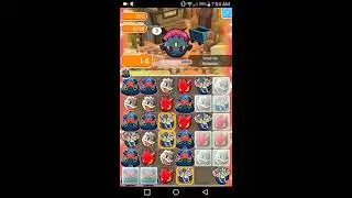 Pok&eacute;mon Shuffle - Weavile S Rank (Itemless). Stage 202.