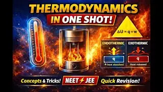 Thermodynamics in One Shot | Class 11 Physical Chemistry | NCERT &bull; JEE &bull; NEET