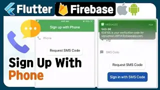 Flutter  -  Sign Up with Phone Firebase ( authentication, auth phone tutorial, example )