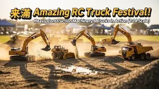 🚛 Amazing RC Truck Festival! Heavy Construction Machinery & Trucks in Action (1:14 Scale) #Shorts