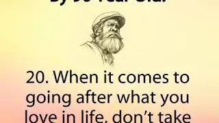 45 Life Lessons, Written By 90 Year Old