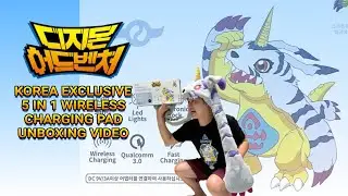 KOREA EXCLUSIVE MERCH: DIGIMON 5 IN 1 WIRELESS CHARGING PAD