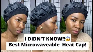 MICROWAVABLE HEATED GEL CAP FOR DEEP CONDITIONING - REVIEW!!