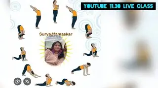 108 Surya Namaskar:  + neck & knees exercise 🔥2000 calories burn velentine special day 5 yt #live 