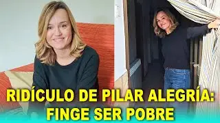 RIDÍCULO de Pilar Alegría FINGIENDO SER POBRE: “No está bien de la cabeza”