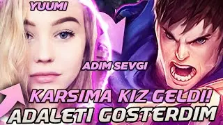 KARŞIMA YUUMİ OYNAYAN KIZ GELDİ !! ADALETİ G&Ouml;STERDİM  !! TEK ATAN GAREN URF !! | BATOU LOL