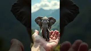 Mini Elephant in Your Hand? You'll Never Believe What Happens #surprise