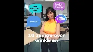 Indonesisch leren: 10 zinnen over winkelen