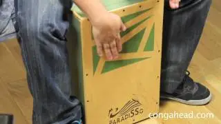 Samuel Torres performs on cajon