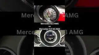 Mercedes SLS AMG vs Mercedes CLS 63 AMG  #automobile #jdmlife90s #sportscar #fast #skylineautomotive