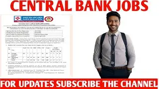 Central Bank Of India Recruitment | Grade 1 & Garde 3 Online Application 2026 | Studypunjab365 |
