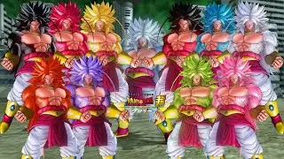 Broly DBZ Super Saiyan 5 (11 versions) - Dragon Ball Xenoverse 2 Mods
