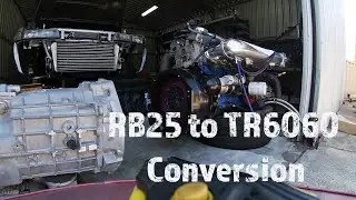 RB25 to TR6060 GEARBOX in S13 - conversion PART 3