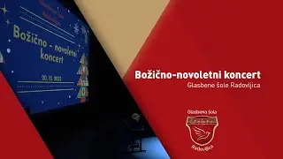 Božično-novoletni koncert Glasbene šole Radovljica (2023)