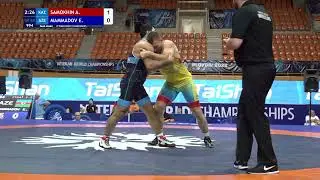 GOLD GR - 88 kg: A. SAMOKHIN (KAZ) v. E. MAMMADOV (AZE)