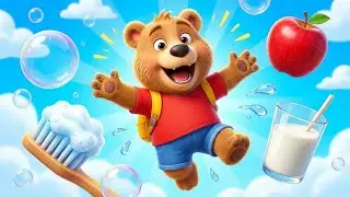 Good Habits Morning Routine Song ☀️ Brush Your Teeth & Get Ready! | Nursery Rhymes